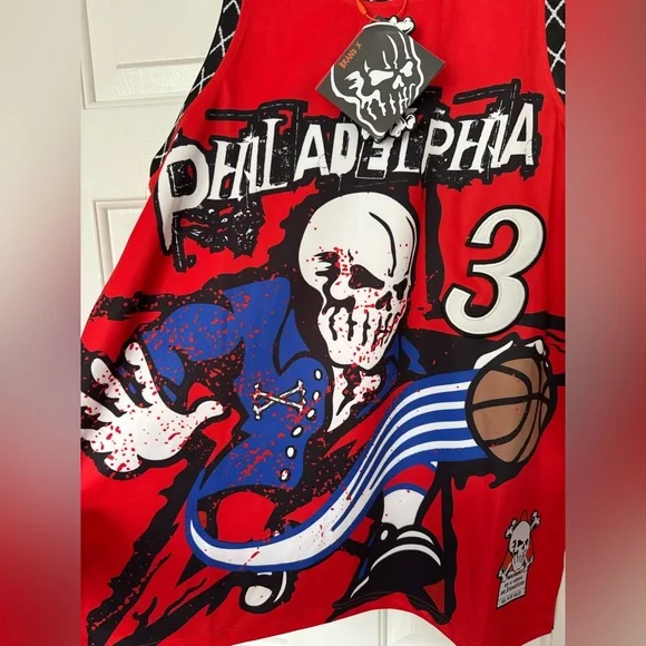 Allen Iverson The Answer 76ers Jersey Brand New Men’s Size NBA Basketball Top - Picture 10 of 10